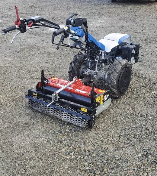 Herse rotative préparateur gazon 